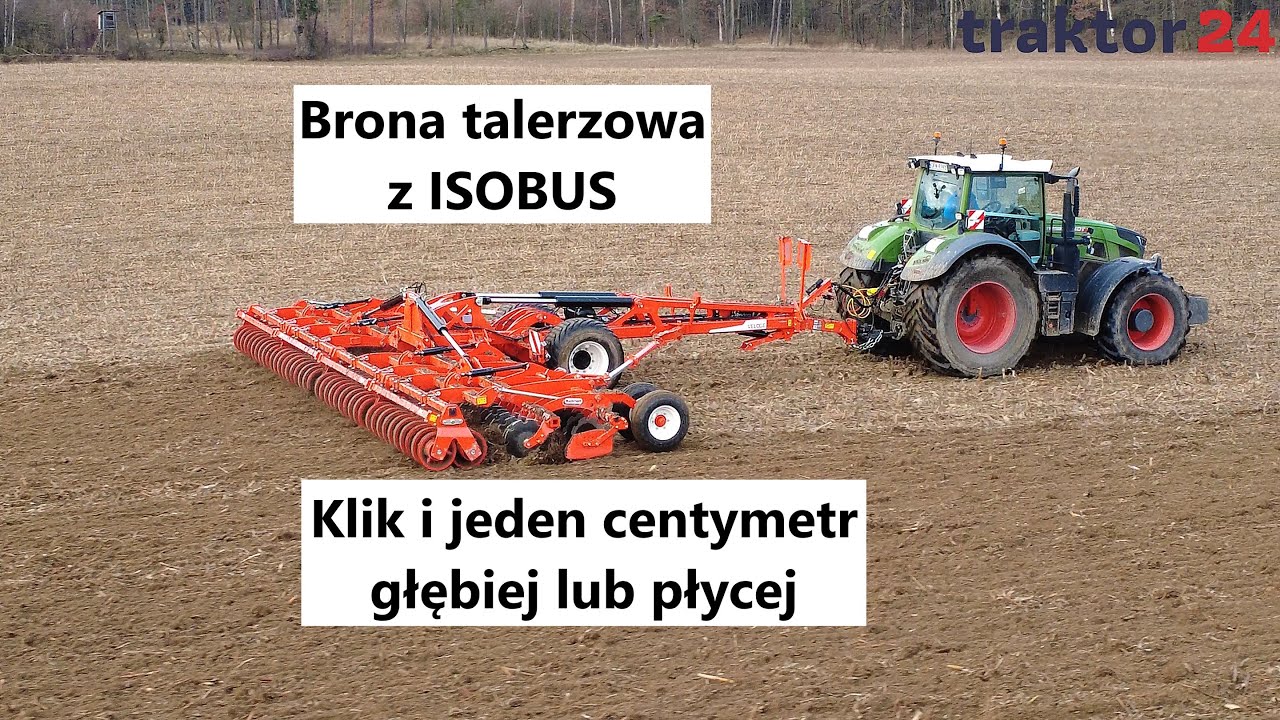 Brona talerzowa z ISOBUS – klik i jeden centymetr głębiej lub płycej #maschiogaspardo #traktor24