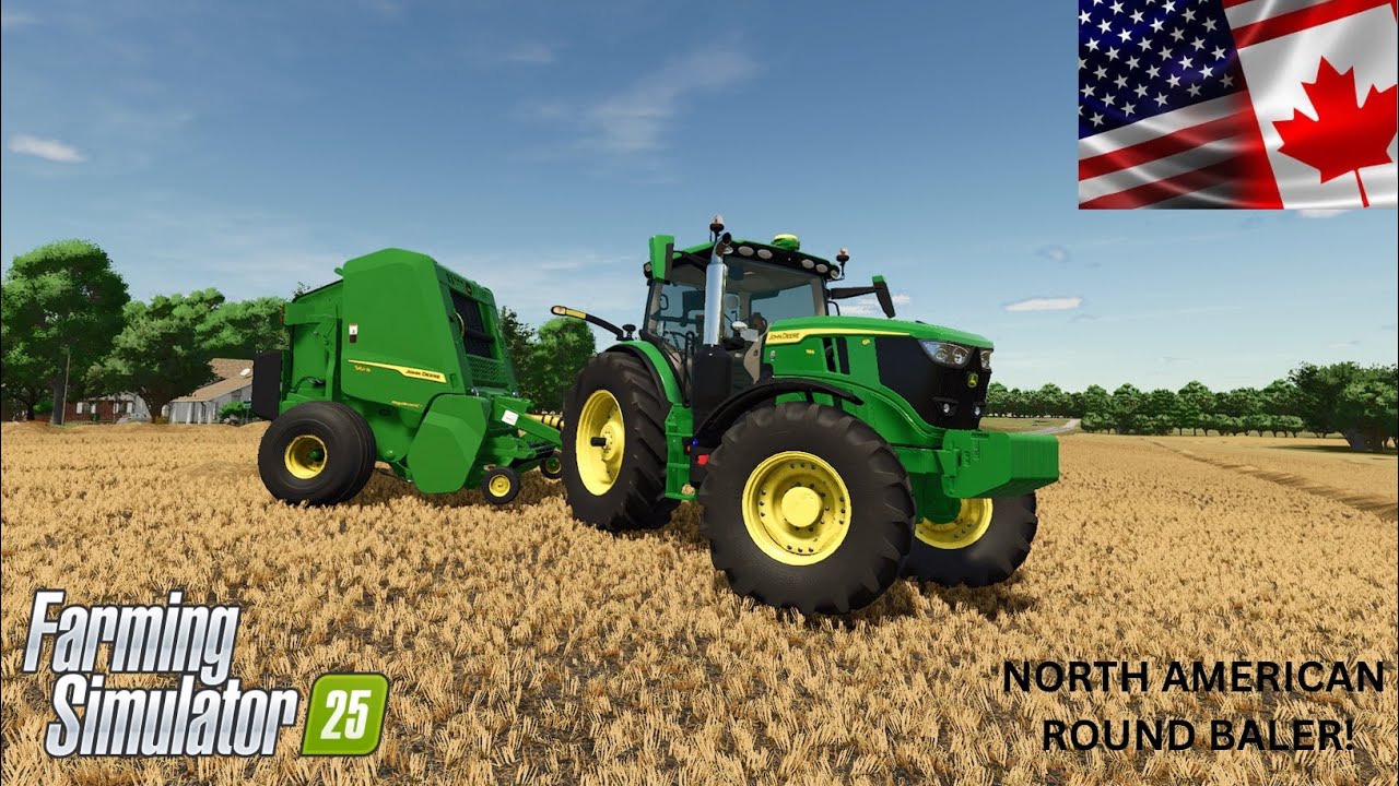 JohnDeere 561R & A520R Accumulator (FS25 Mod Review)