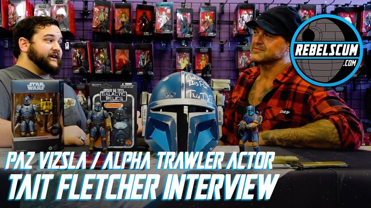 Paz Vizsla / Alpha Trawler Star Wars Actor Tait Fletcher Interview