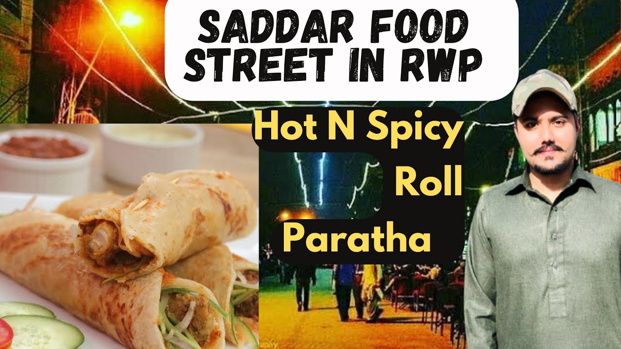 Saddar Hot n Spicy 🌶 | Malai Boti Roll Paratha 🌯 | Rawalpindi | Vlog