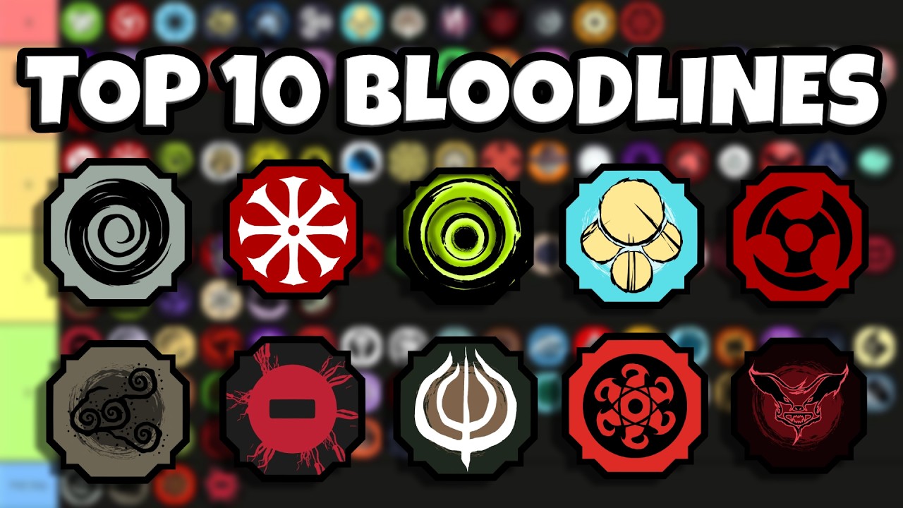 Top 10 BEST BLOODLINES for GRINDING/FARMING Bosses (Shindo Life)