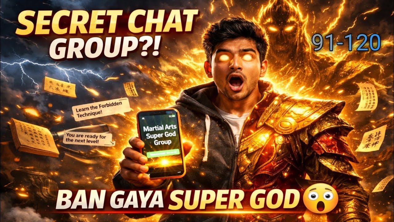 Chat Group Se Bana Super God 😱⚡ | Episode 91-120 | new pocket fm story 