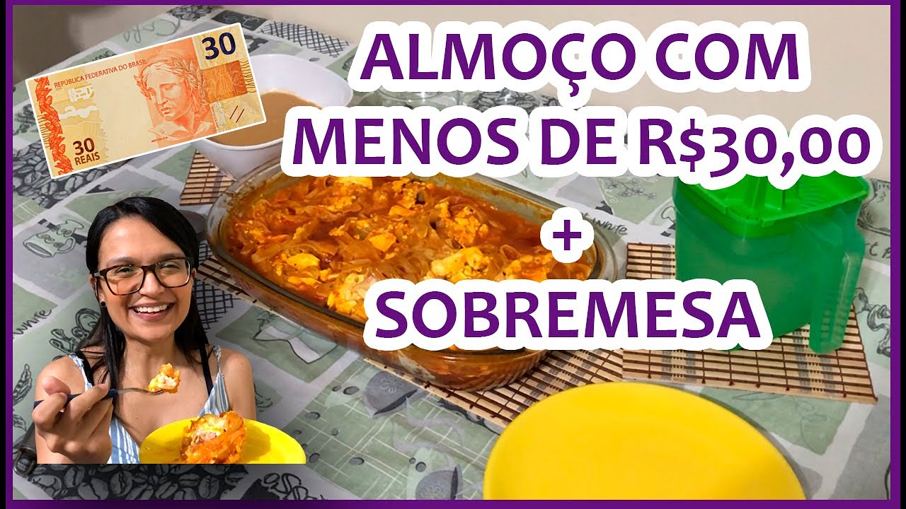 ALMOÇO DE DOMINGO COM MENOS DE R$30,00 + SOBREMESA