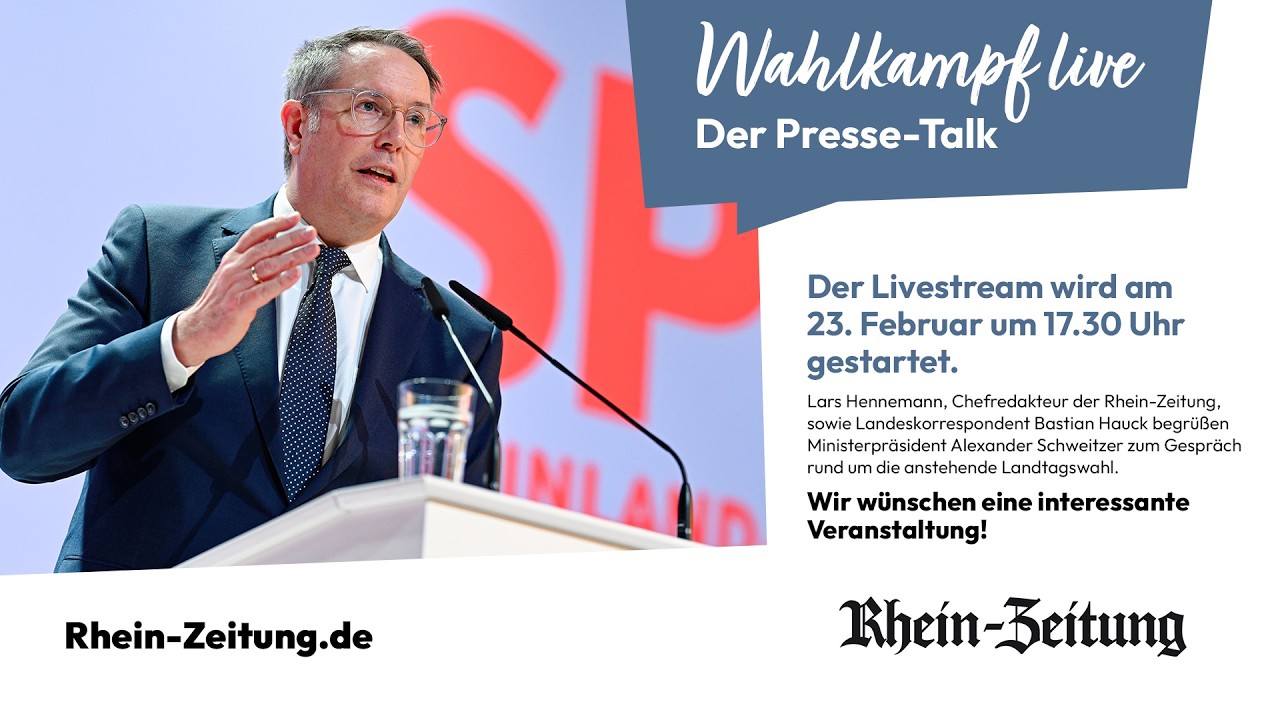 Online-Talk mit Alexander Schweitzer zur Landtagswahl