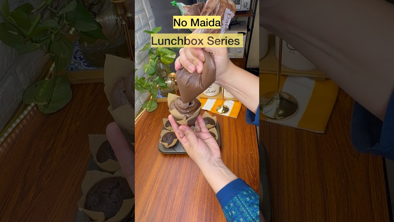 No Maida Dark chocolate muffins #shorts #shortvideo #chocolate
