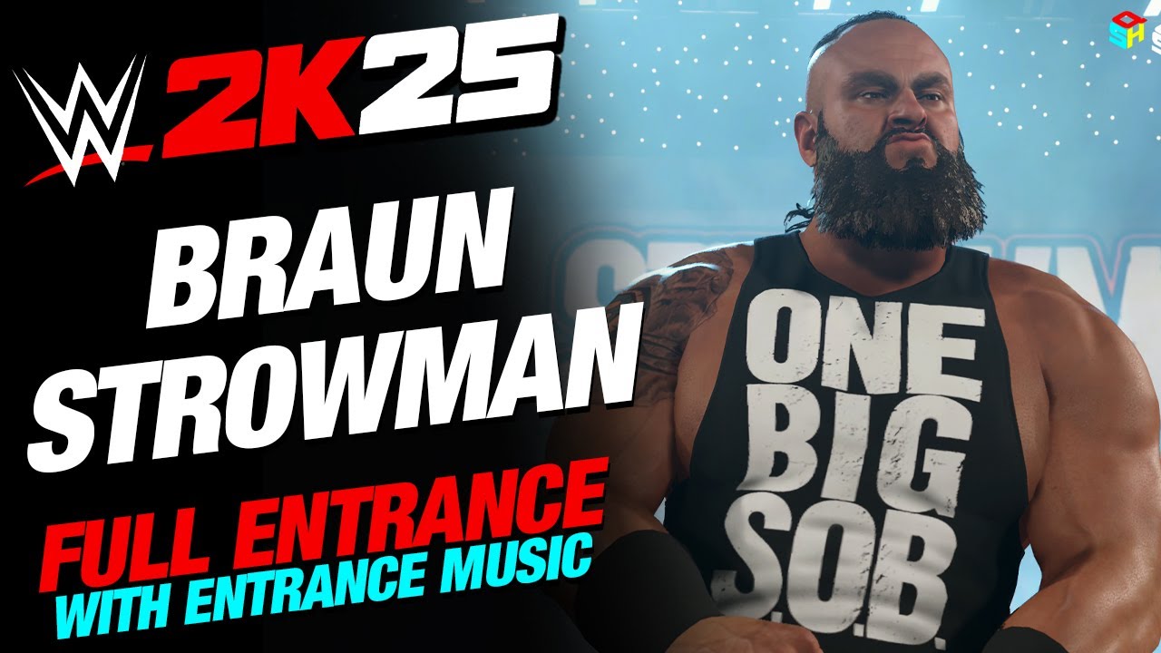 BRAUN STROWMAN WWE 2K25 ENTRANCE - #WWE2K25 BRAUN STROWMAN