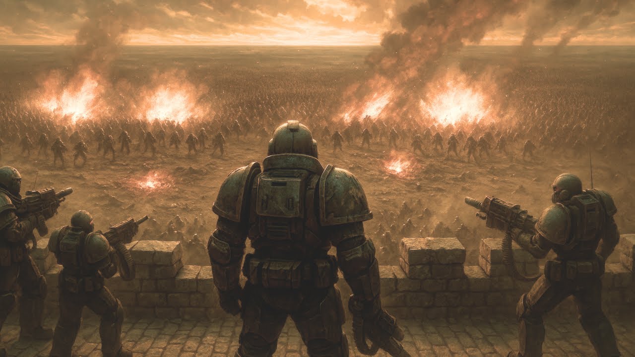 10,000,000 Zombie ATTACK Sanctuary Fortress DEFENDED by Space Marines - Epic Battle Simulator 2