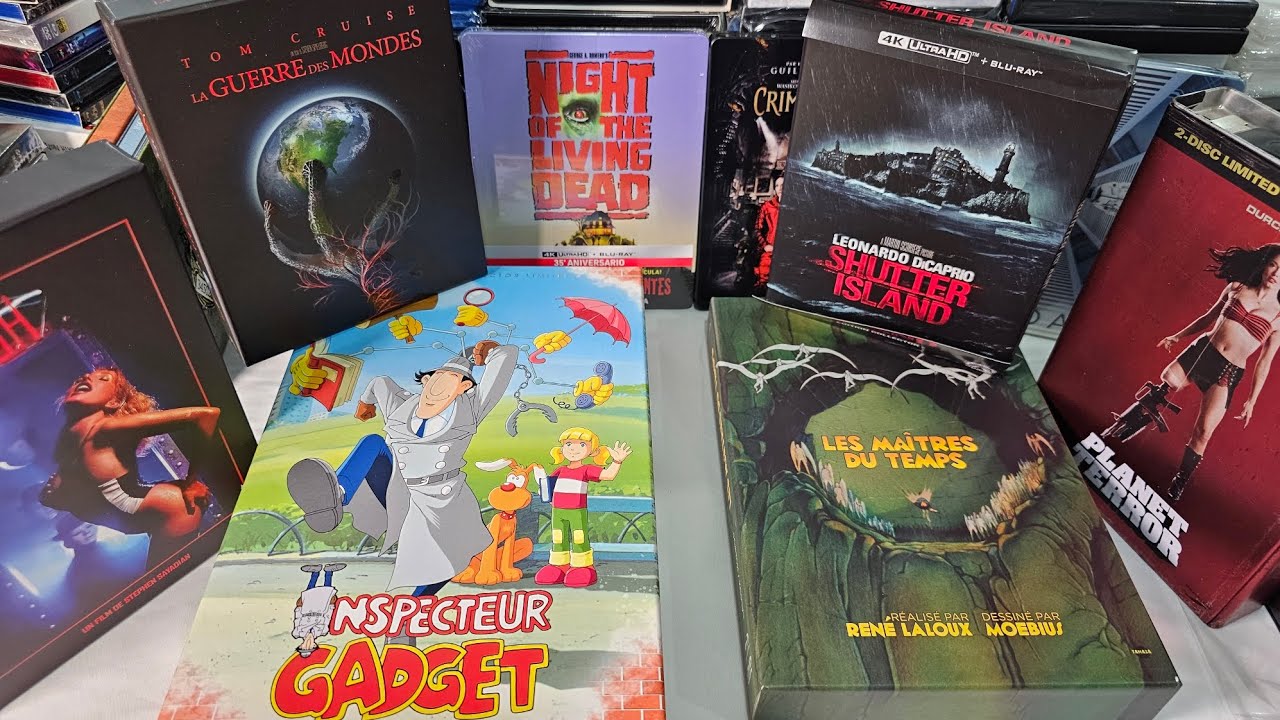 DU GROS ET TRÉS GROS COLLECTOR BLU-RAY DVD ET 4K POUR LA COLLECTION !!!