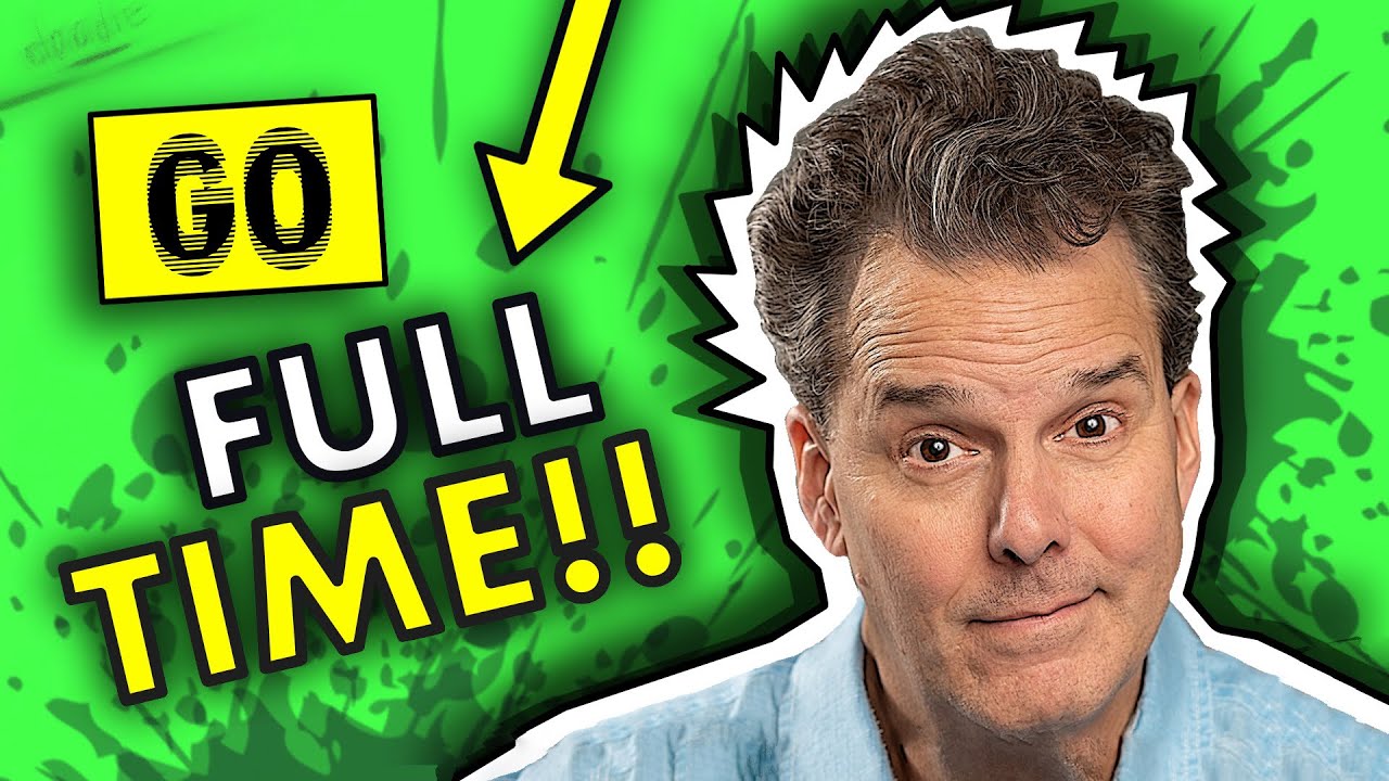 How to go FULL TIME on YouTube