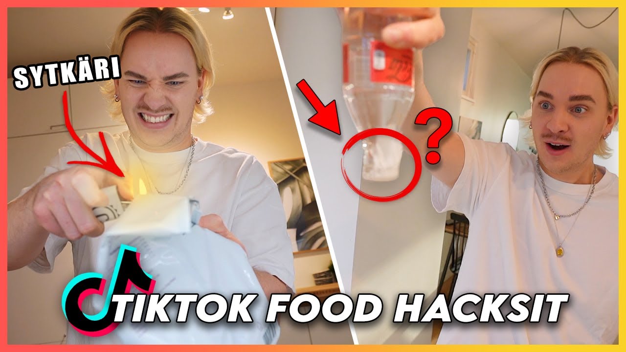KOKEILLAAN TIKTOK RUOKAHACKSEJA!