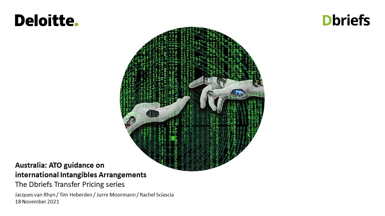 Australia: ATO guidance on international Intangibles Arrangements