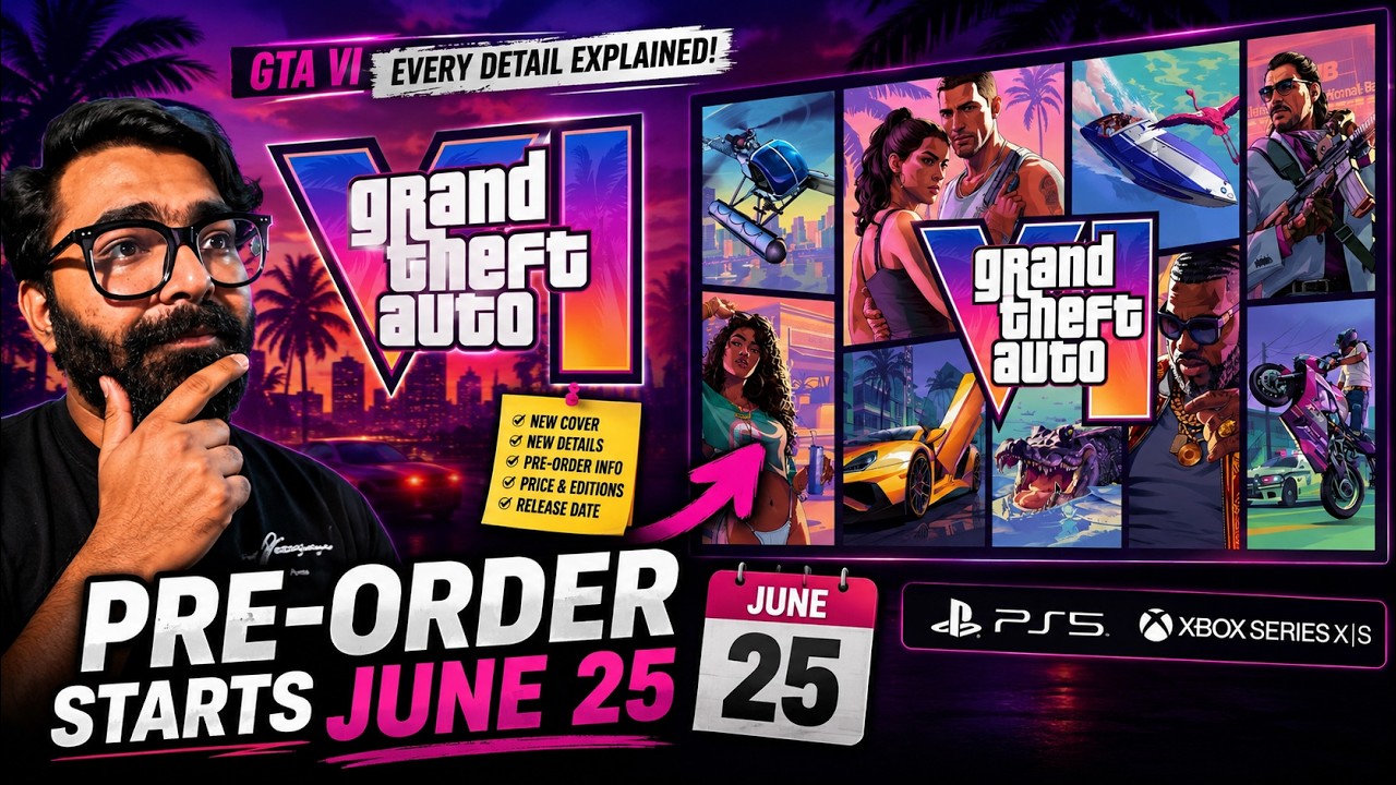 GTA 6 Pre-Orders Start June 25!! New Cover Art Explained!
