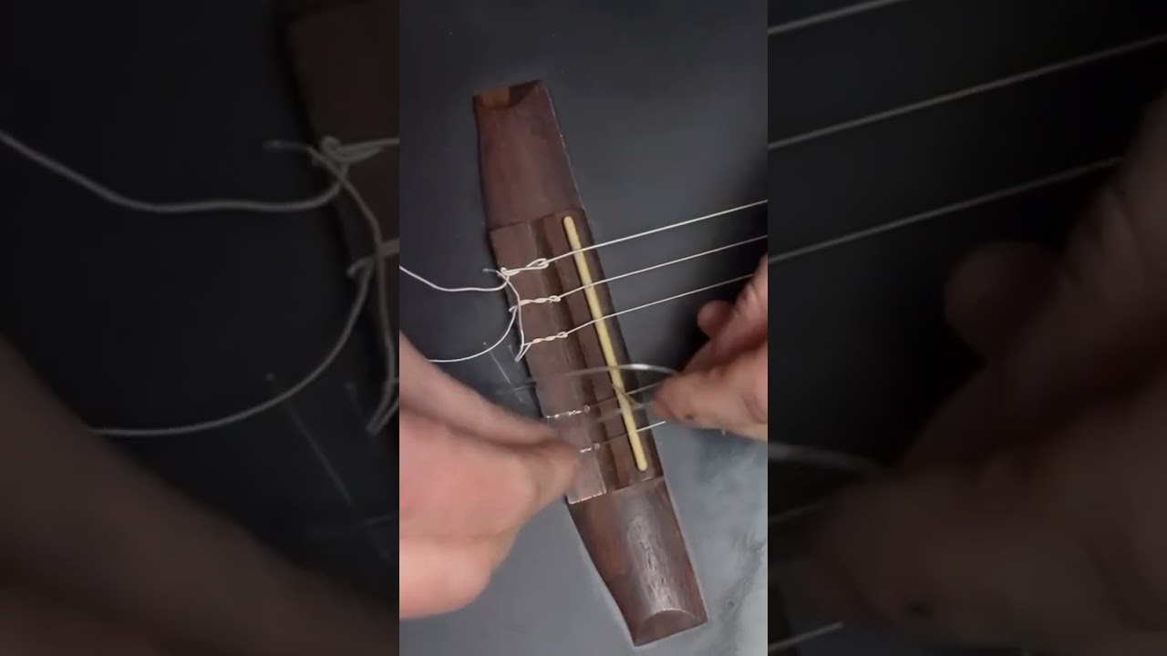 How to Tie a Nylon String Guitar