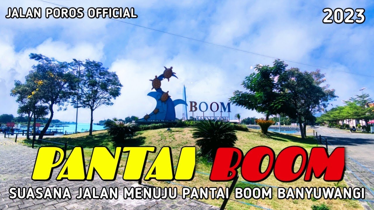 SUASANA JALAN MENUJU PANTAI MARINA BOOM 2023 || WISATA BANYUWANGI JAWA TIMUR