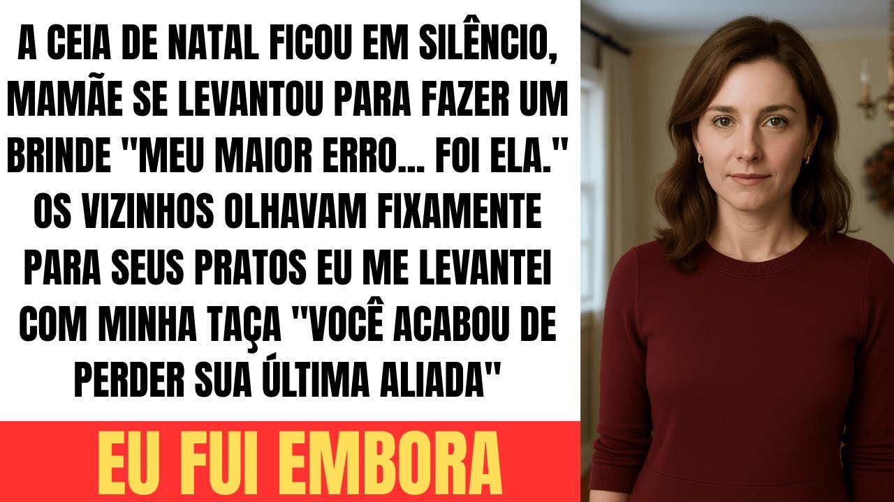No Natal, minha mãe disse que fui seu maior erro. Eu não fiquei calada.