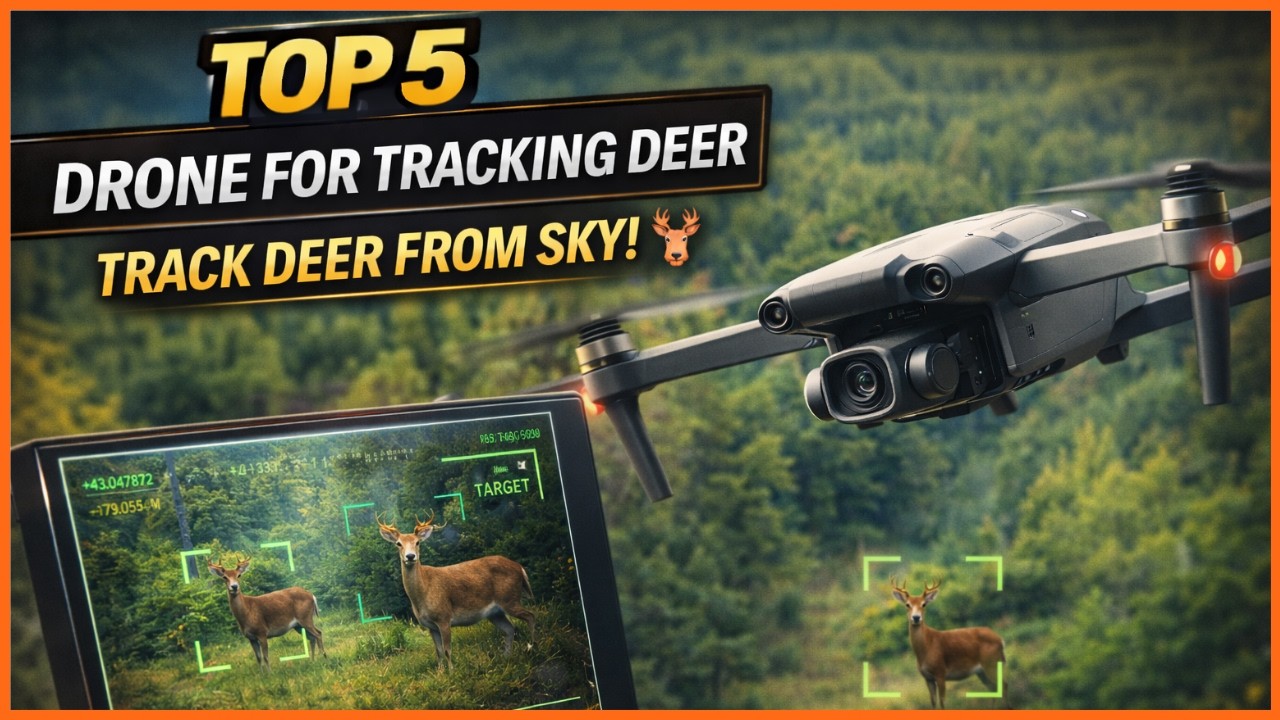 ✅ Top 5 Best Drone For Tracking Deer 2026 🦌🔥 | Long Range Wildlife Scouting Test!