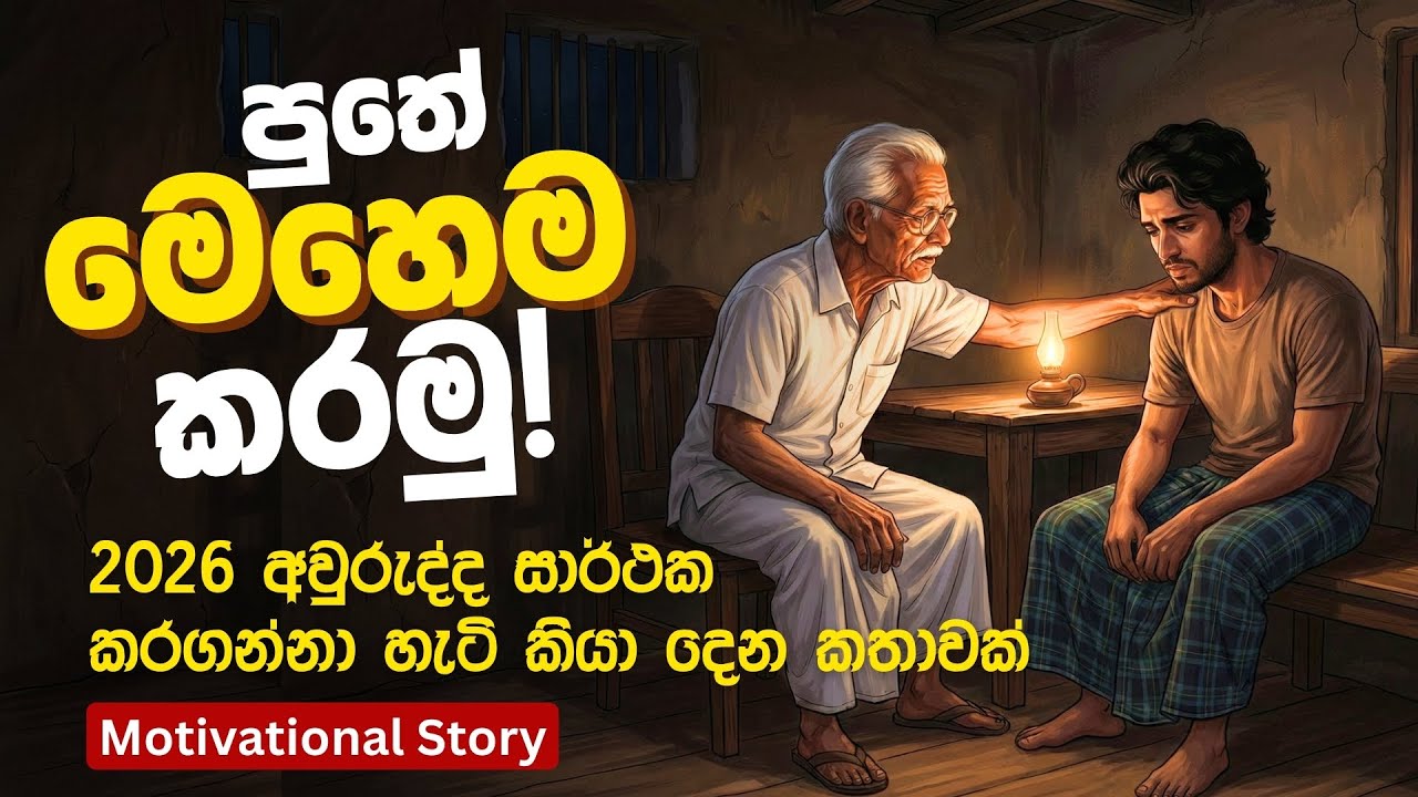 ගුරුවරයෙක් දුන්න මේ උපදෙස් 2026 ඔබේ ජීවිතය වෙනස් කරයි | Life-Changing  Story
