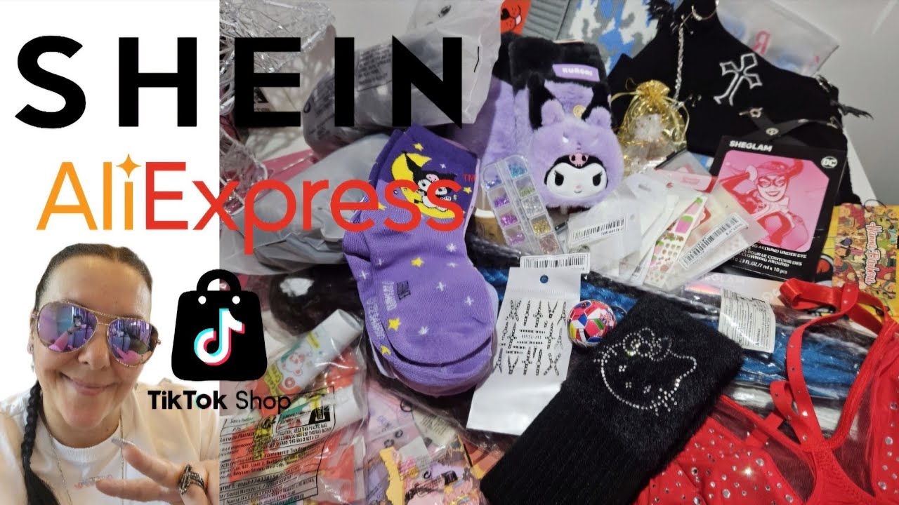 HUGE SHEIN NAIL HAUL | TIKTOK SHOP | ALIEXPRESS | KAWAII | CHARMS | NAIL STICKERS | HAIR & MUCH ☆💕♡