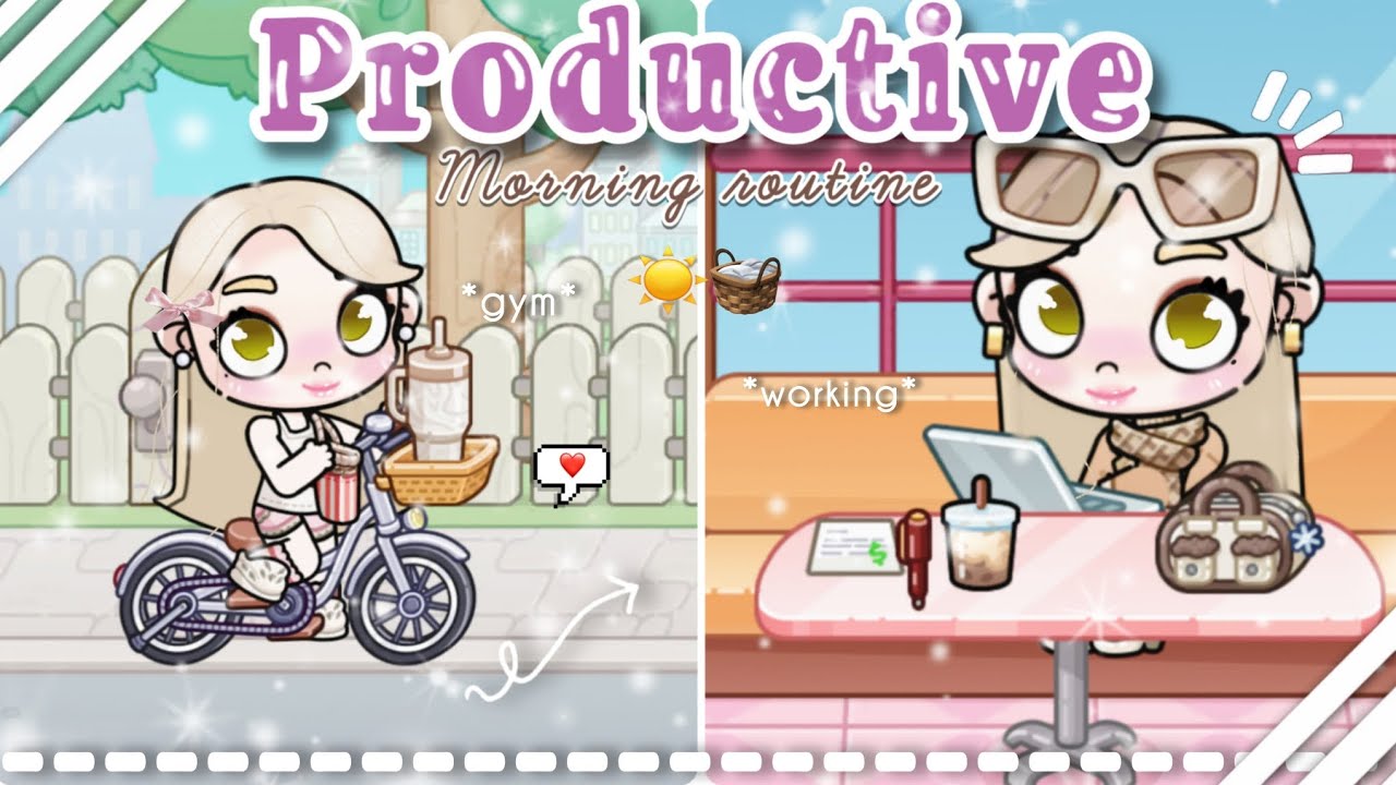 ✨My Productive Morning Routine ☀️ || Avatar World || ────୨୧────