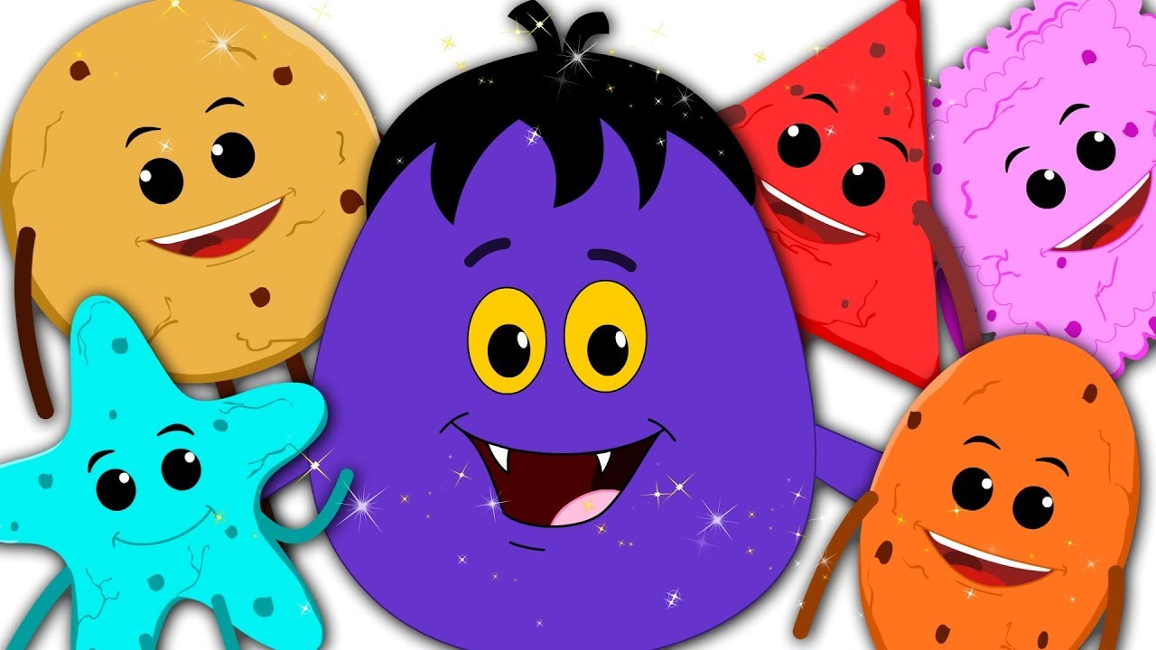 Cookies Shapes Song | Nursery Rhymes For Kids | Learn Shapes By Hello Cookie