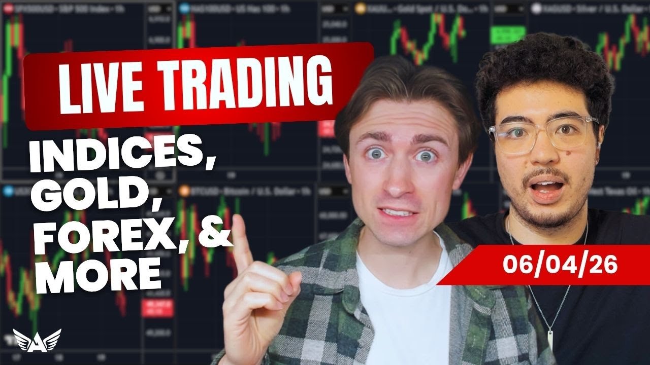 LIVE Trading Gold, Nasdaq, Forex | A1 Trading Show