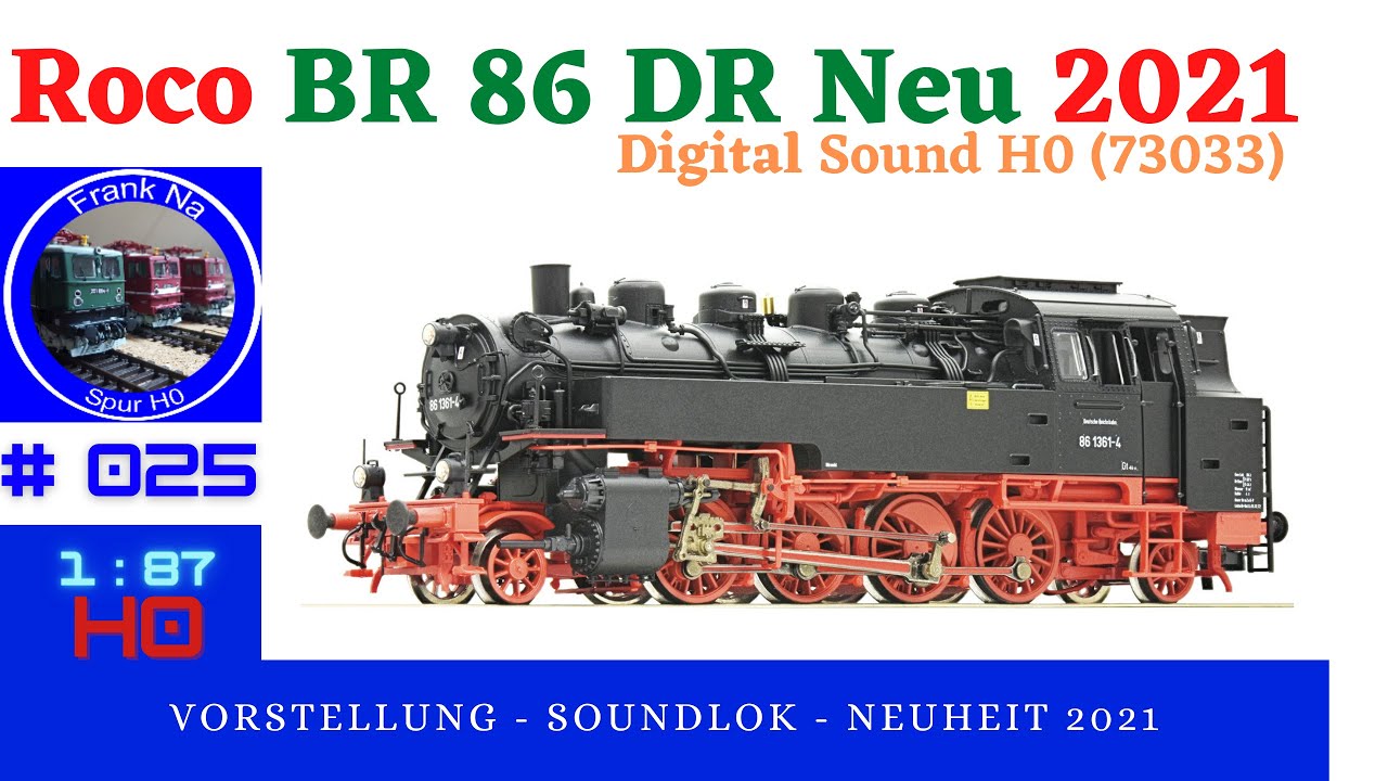 Roco BR 86 DR #73033 Neuauflage 2021