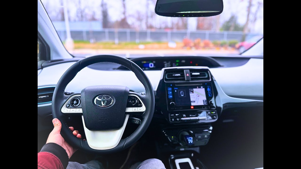 2017 TOYOTA PRIUS HYBRID FWD POV driving (Virginia)