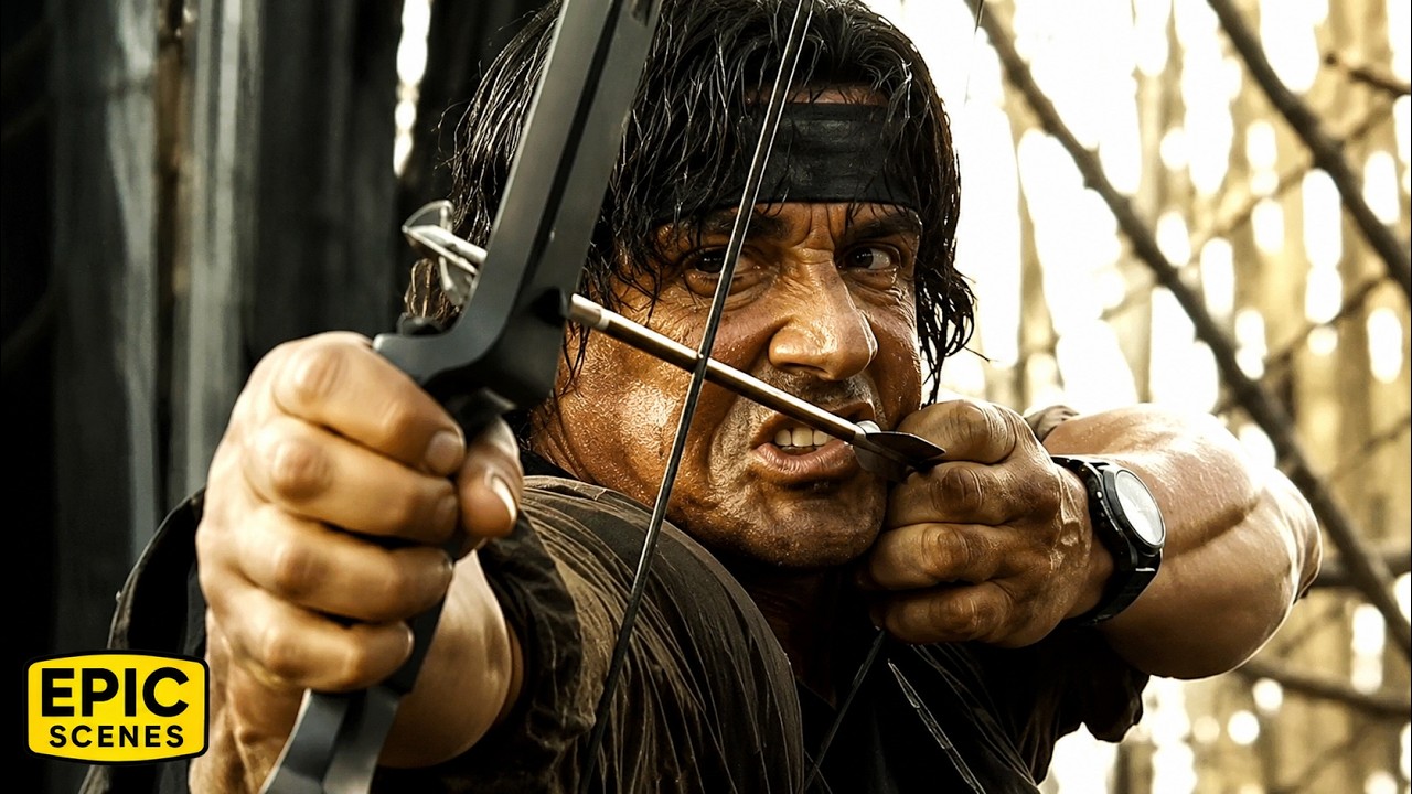 Rambo Tears Through an Army | Best Scenes