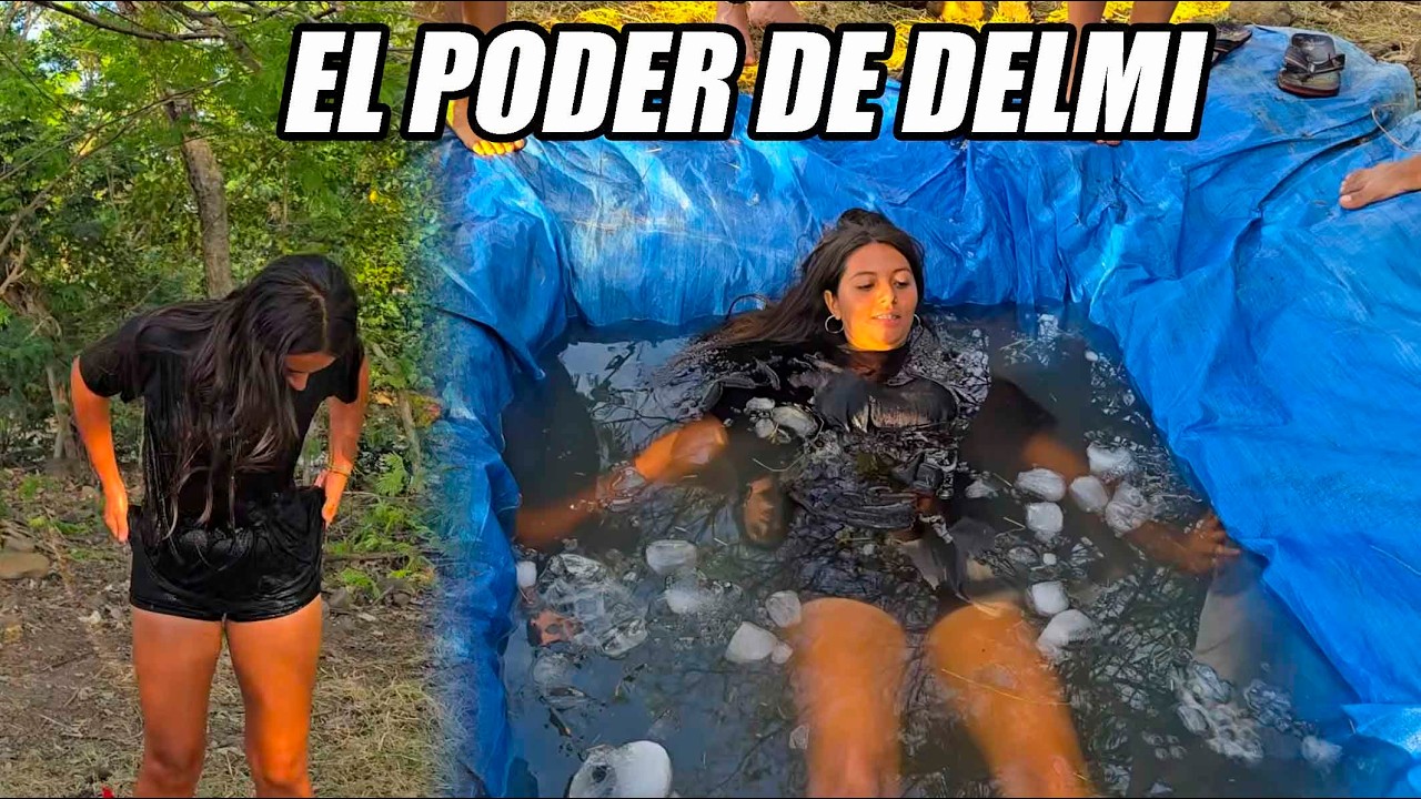 Delmi tiene un enorme poder sobre el hielo.