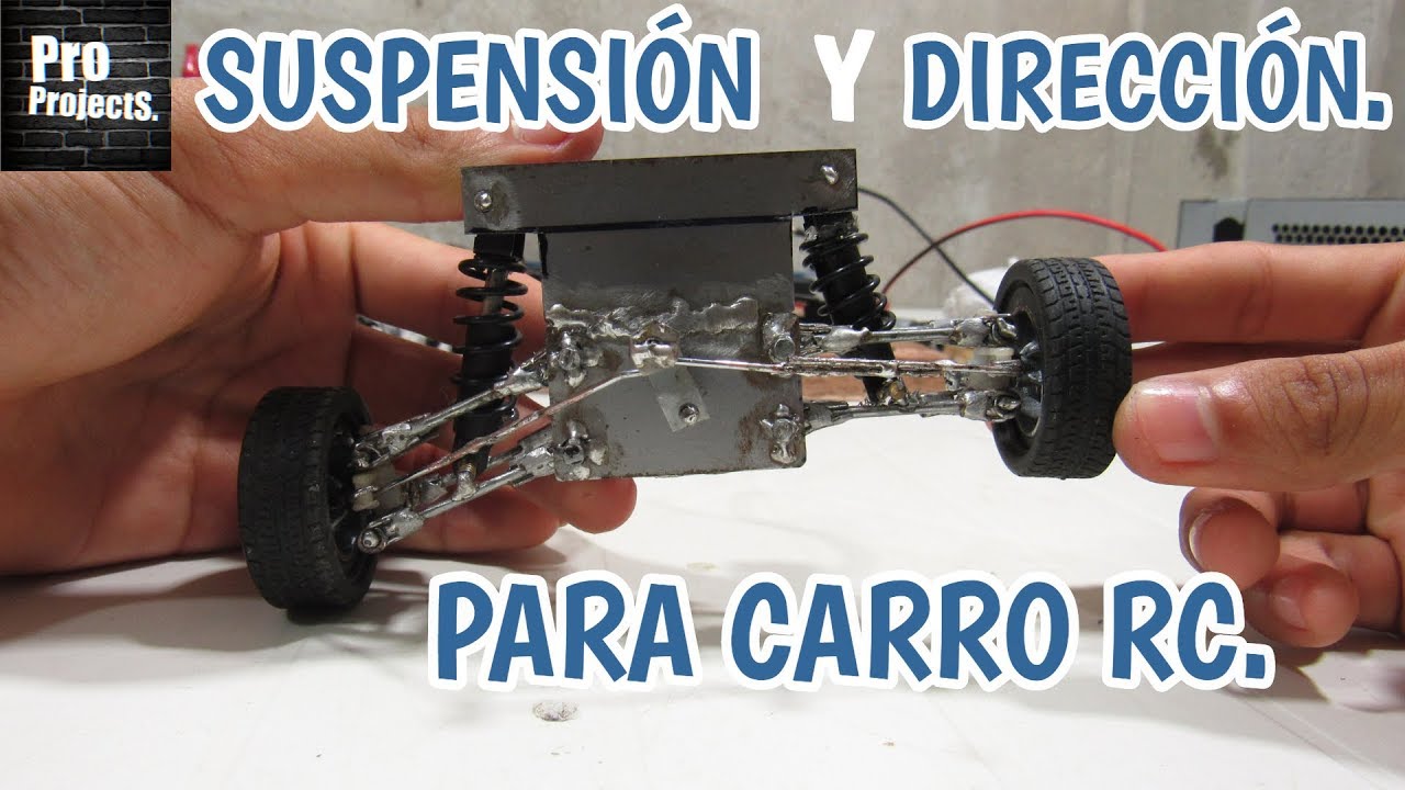 Suspensión y Dirección para carro rc? paso a paso