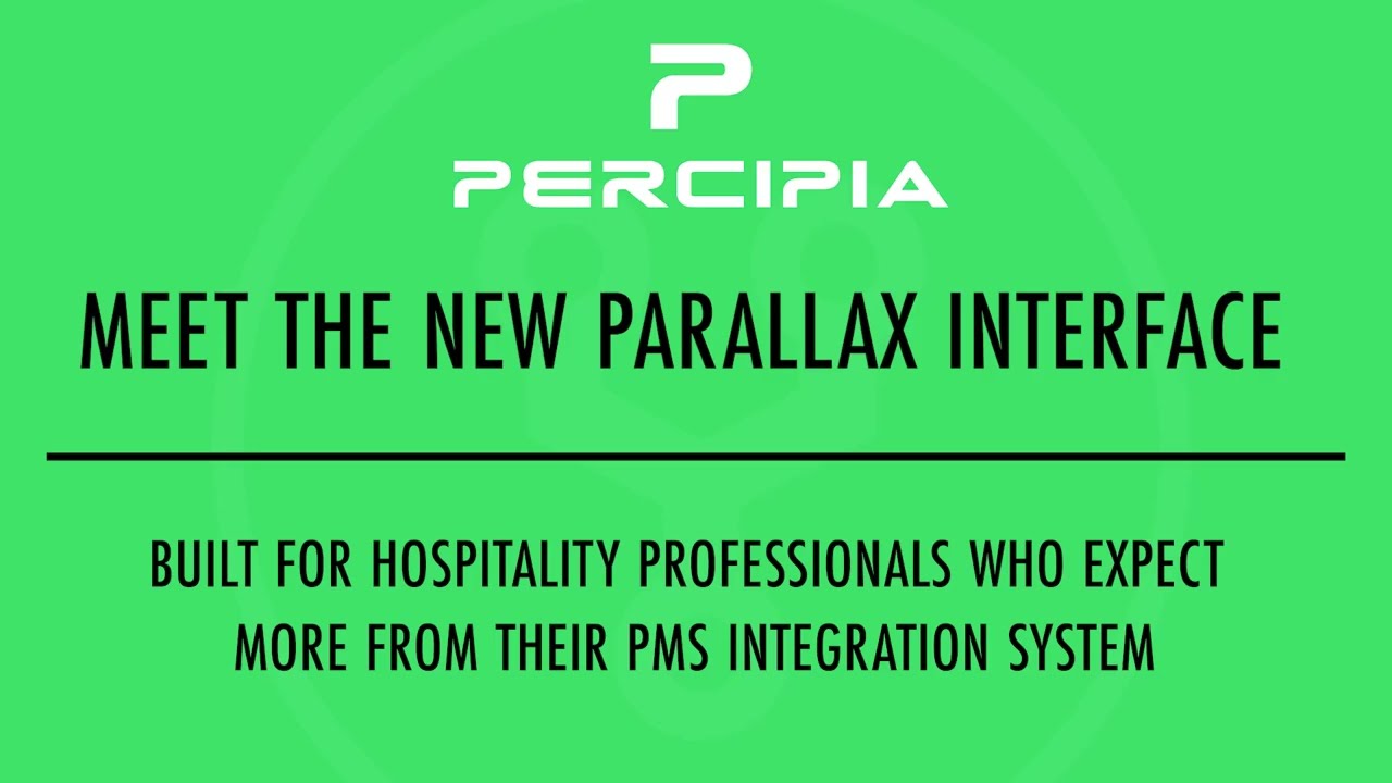 Parallax by Percipia | Seamless PMS Integration for Modern Hospitality