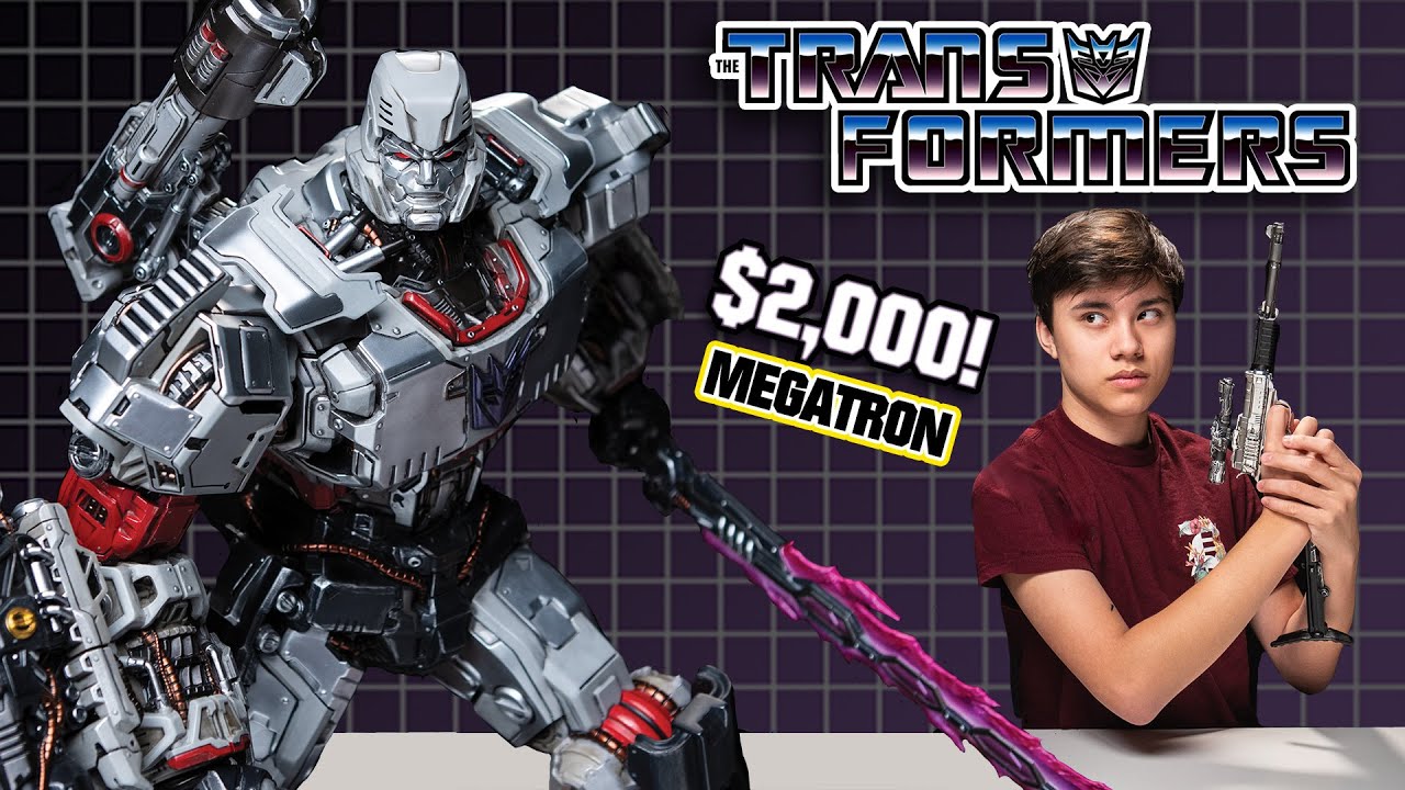 I GOT A $2,000 MEGATRON FOR CHRISTMAS!!! Kids React to GIANT Transformers by XM Studios.