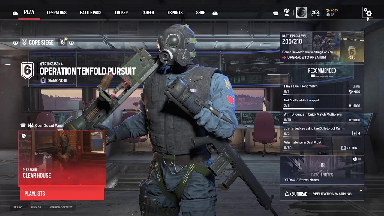 R6 diamond terrizzes ranked in pc ranked