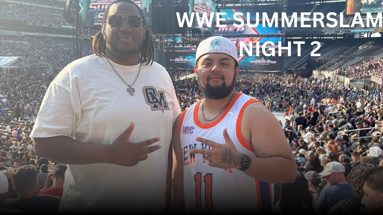WWE SUMMERSLAM NIGHT 2 VLOG (CHAOTIC MAIN EVENT AND SHOCKING RETURN😱)