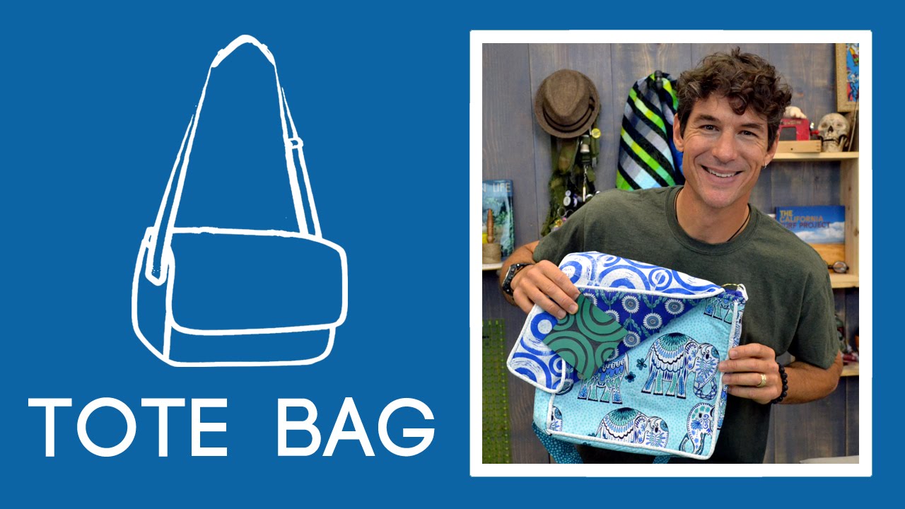 Make a Cool Tote Bag with Pockets, Piping, and Lining!