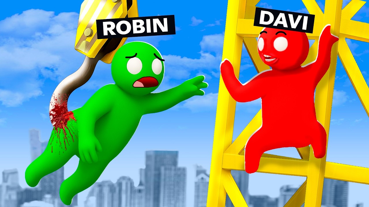 AMIGOS LUTAM ATÉ A MORTE PRA GANHAR NO GANG BEASTS!!