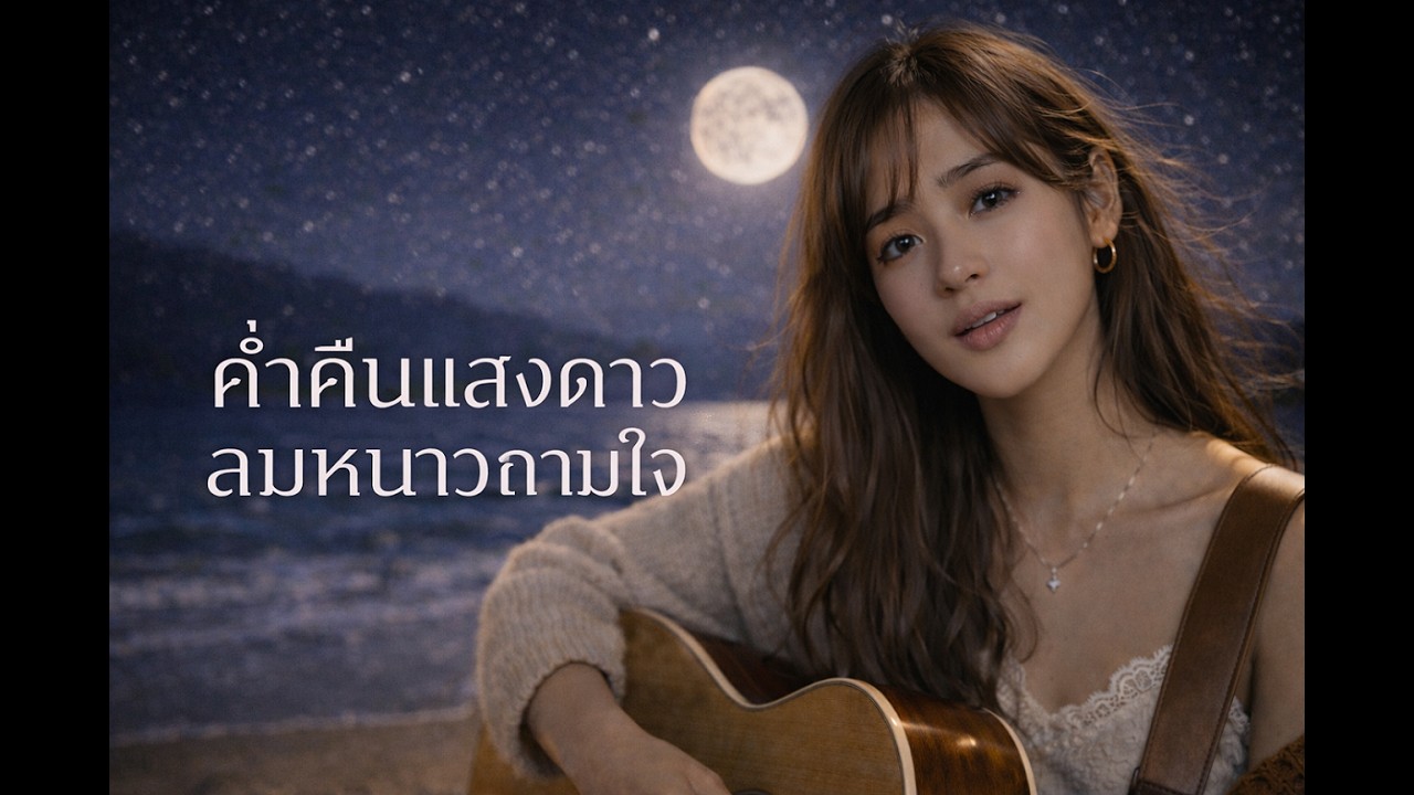 ค่ำคืนแสงดาวลมหนาวถามใจ | Official Lyric Video | Acoustic Version