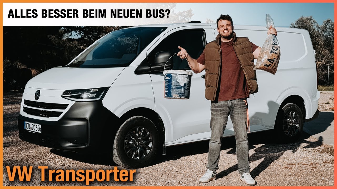 VW Transporter im Test (2025) Wir fahren den Kastenwagen auf Ford Tourneo Basis! Review | Caravelle