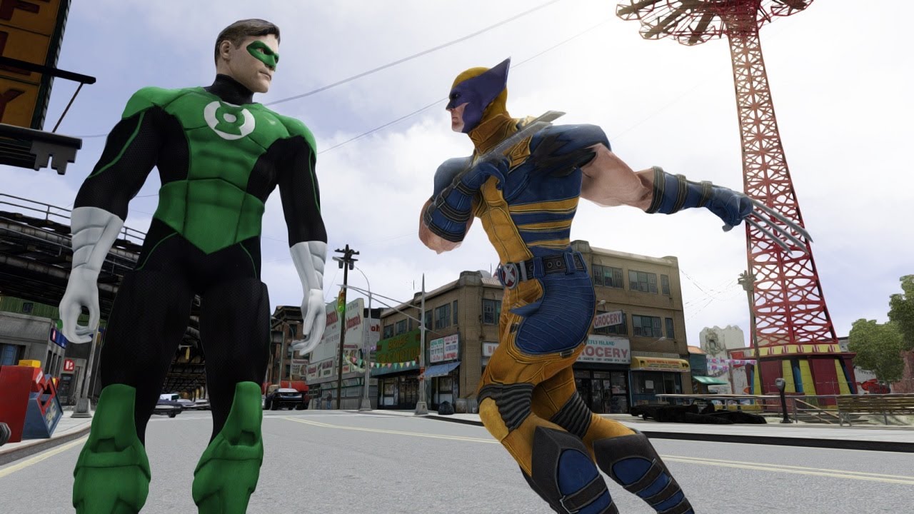 GREEN LANTERN VS WOLVERINE - EPIC BATTLE