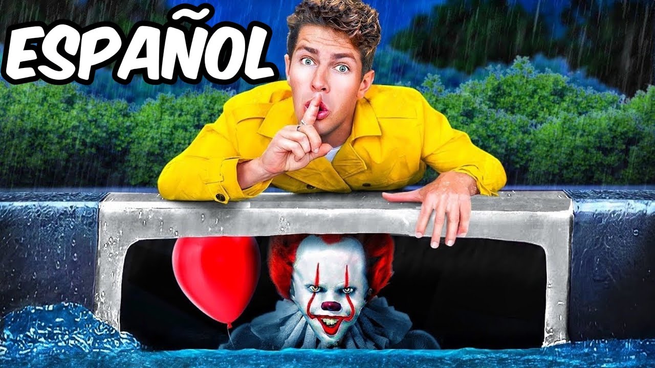 &iexcl;ESCONDIDAS EXTREMAS CONTRA PAYASOS! (&iexcl;Aterrador!) || Ben Azelart En Espa&ntilde;ol Video