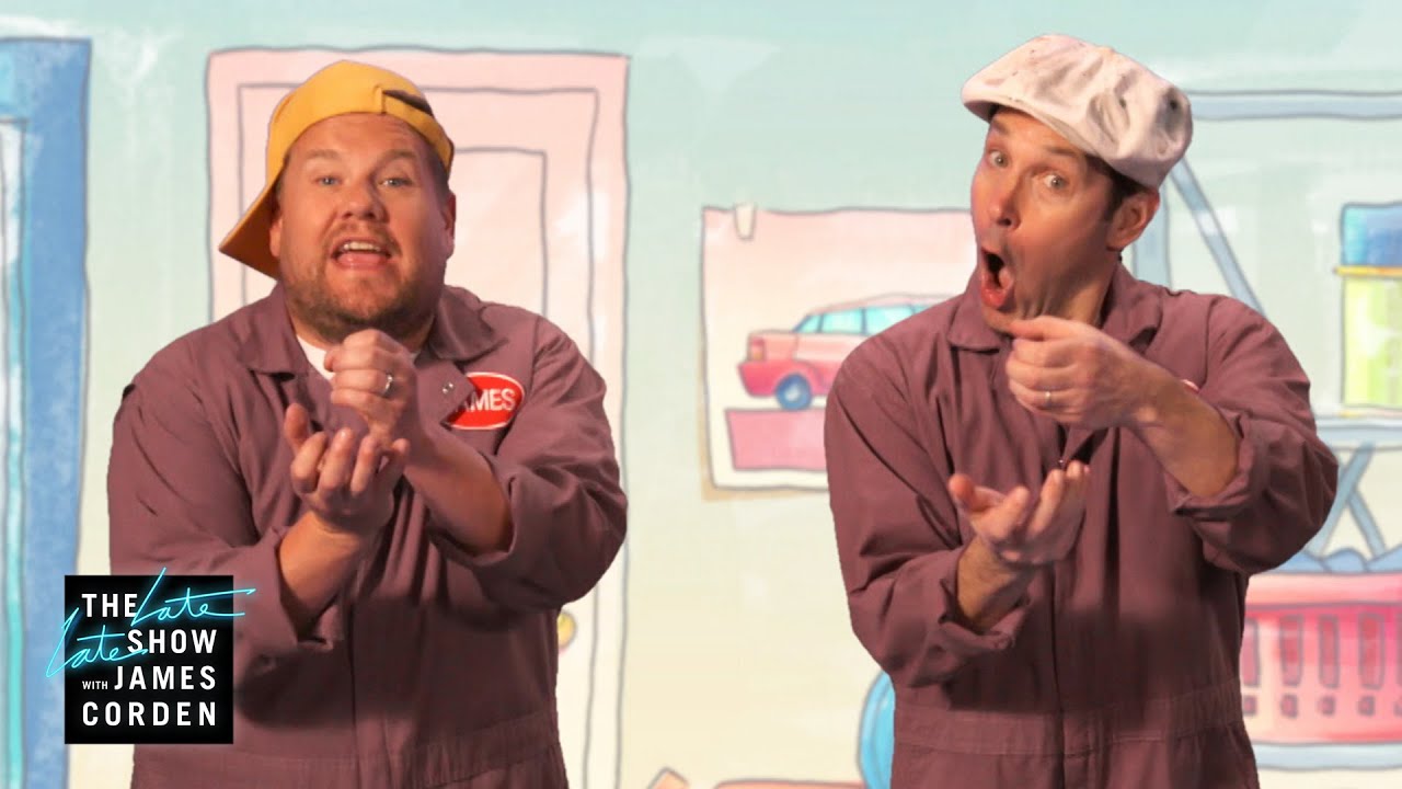 Paul Rudd & James Corden's Wildly Inappropriate Kids Duo