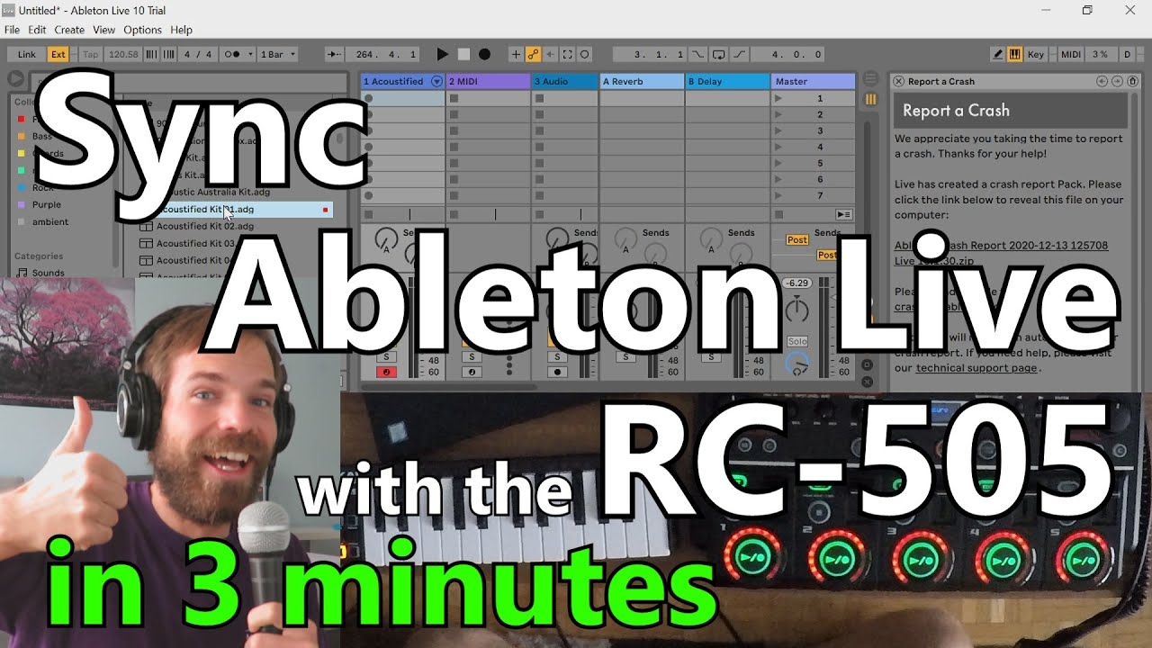 How to Sync Ableton Live with the RC-505 - Dec 13th '20