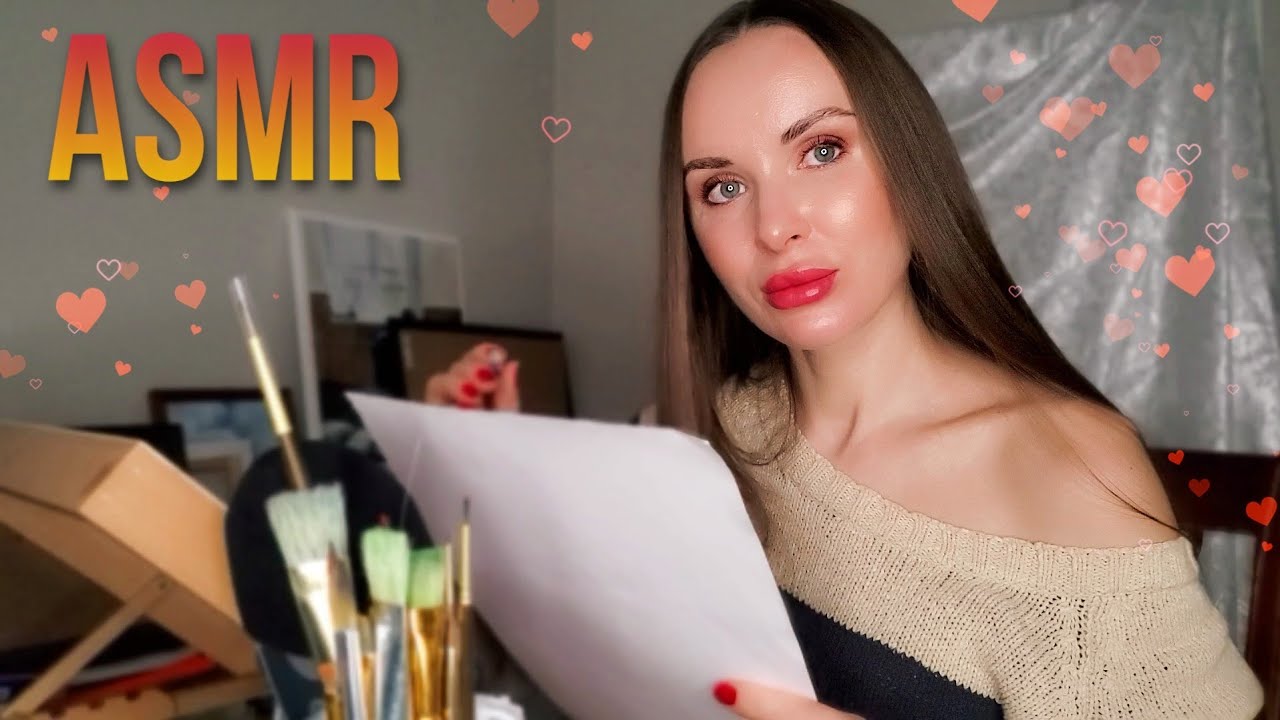 АСМР Художник нарисую твой портрет ✏️ Тихий Голос| ASMR Artist 🎨 Draw you | Role Play