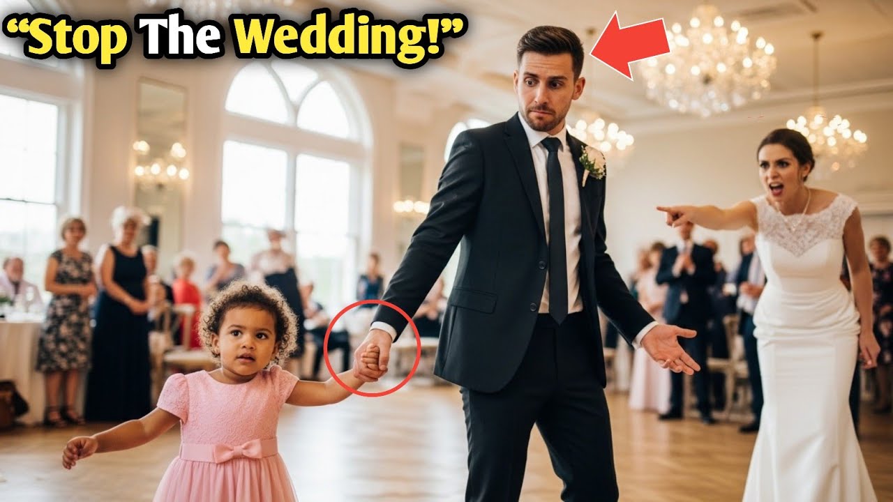 Billionaire Is Shocked When a Poor Maid’s Daughter Pulls Him Away from His Wedding… But Few minutes