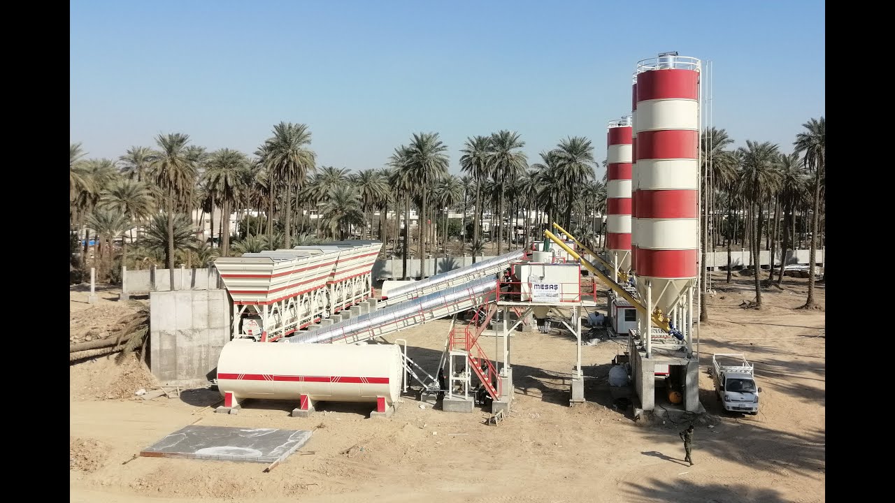 Kuru Sistem Beton Santrali.( 2 x 150 m3/h) MESAŞ Beton Santralleri.