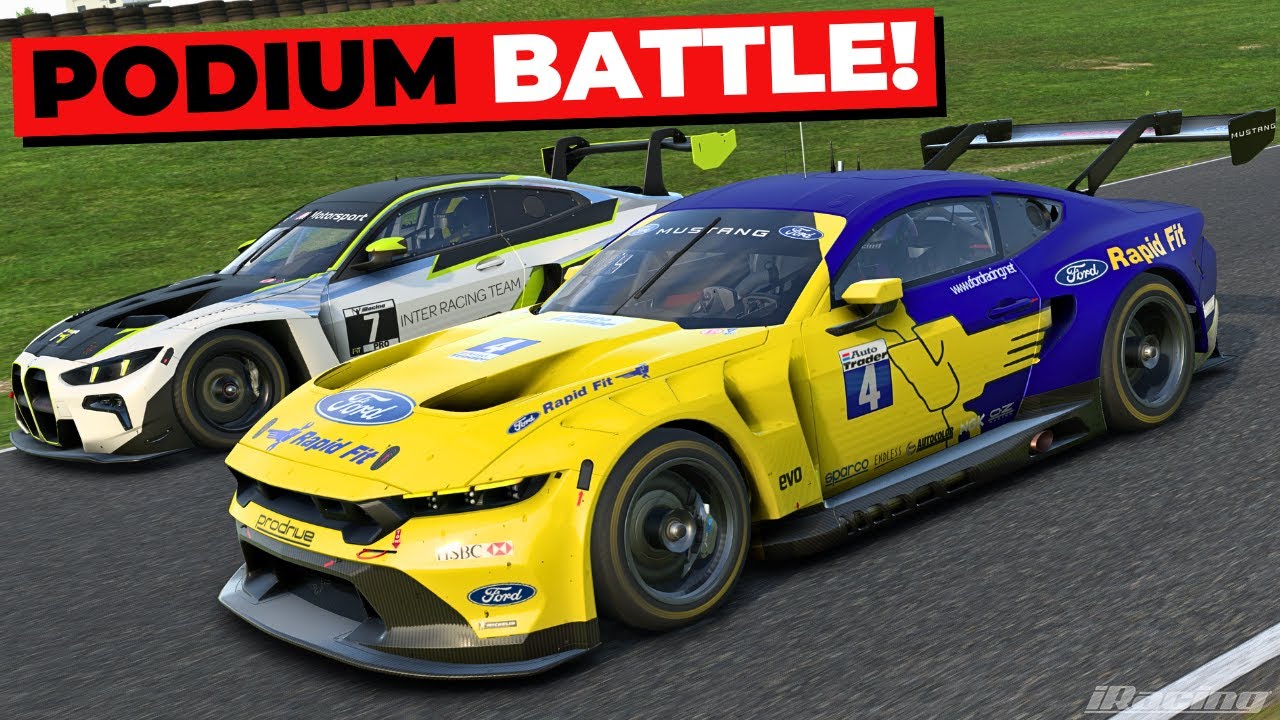 This GT3 Podium Battle Had Me SWEATING! 🔥iRacing @ Oulton Park 4k Gameplay!