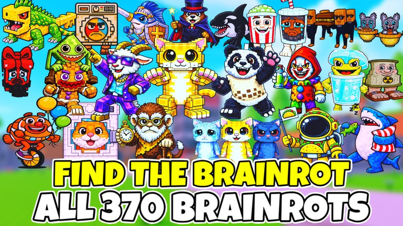 Find the Brainrot [370] How to get ALL 370 BRAINROTS! - Roblox