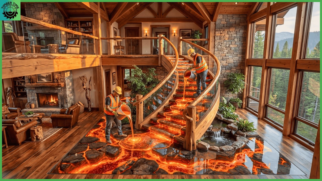 Top 5 Beautiful Home Decor Epoxy Stairs Designs for Wooden House