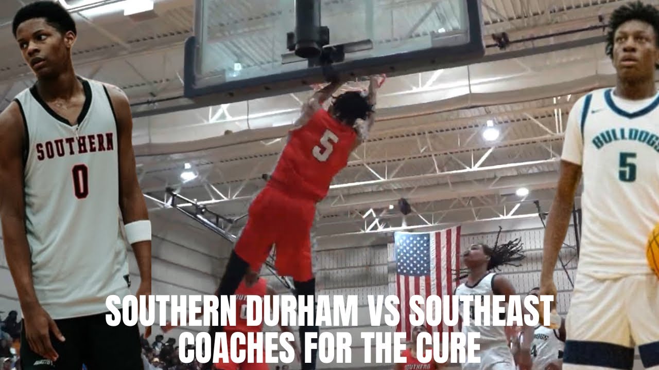 AJ MORMAN WENT OFF!!! SOUTHERN DURHAM VS SOUTHEAST RALEIGH!! COACHES FOR THE CURE!!