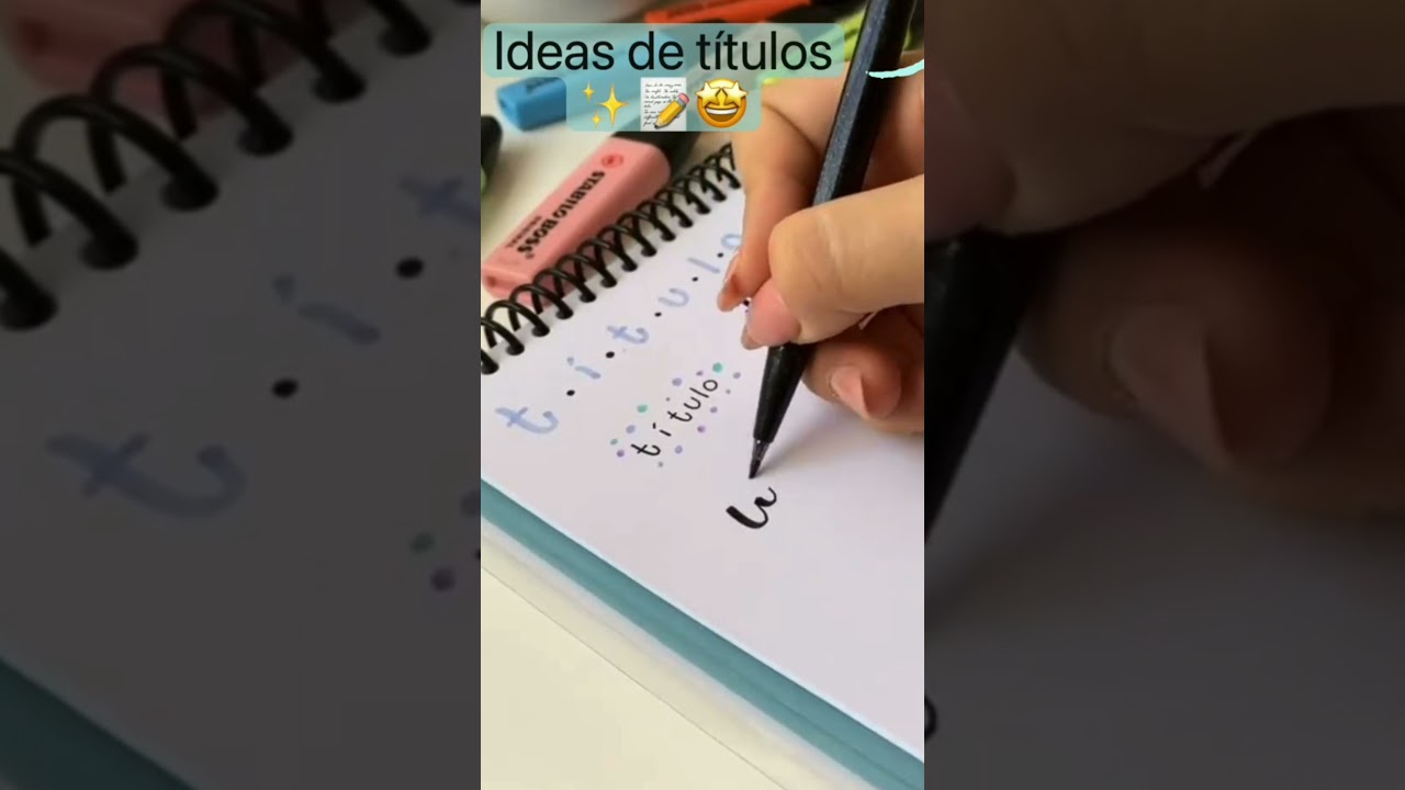 Bullet Journal - ✨ Apuntes Bonitos ✨(T&iacute;tulos)